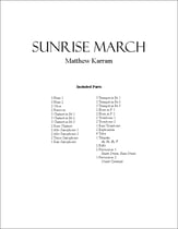 Sunrise March Concert Band sheet music cover